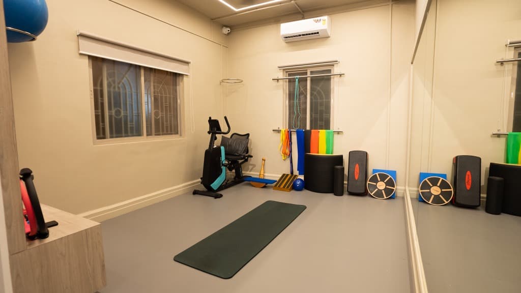 Zen Physiotherapy Nashik Road active rehabilitation gym, balance training and exercise area