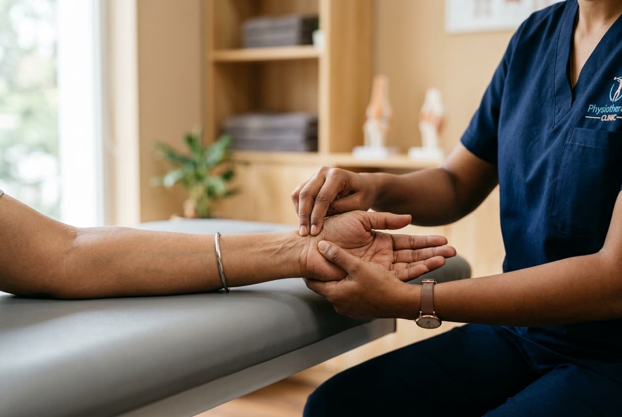 Median nerve glide and transverse carpal ligament mobilization for CTS