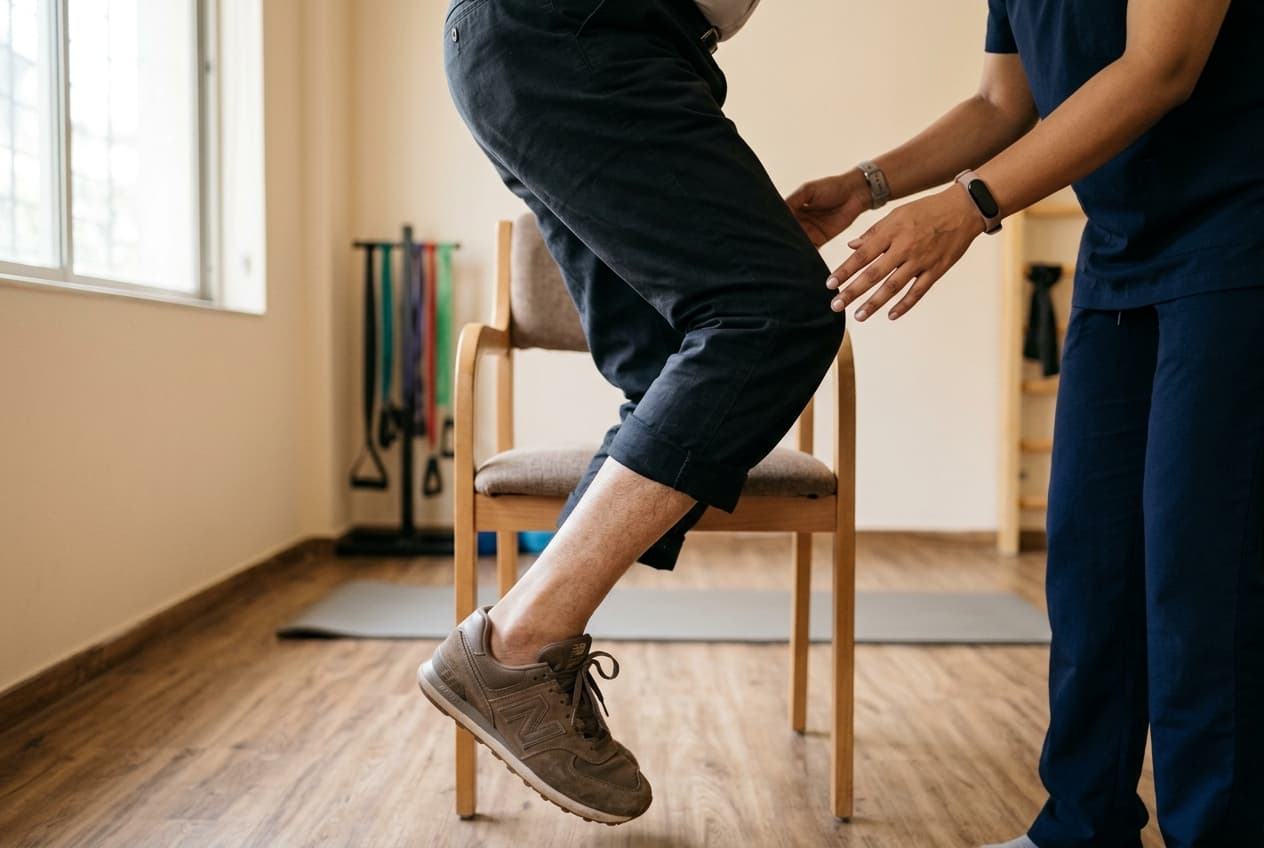 Functional movement training for sit-to-stand independence and hip power