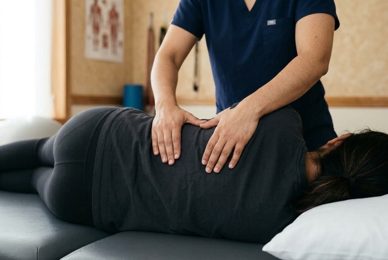 Thoracic spine facet opening and rib cage joint mobilization